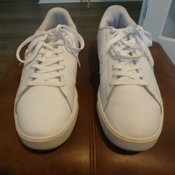 Puma White Low Top Men's US 13, Excellent Pre-Owned Condition - Picture 2 of 11